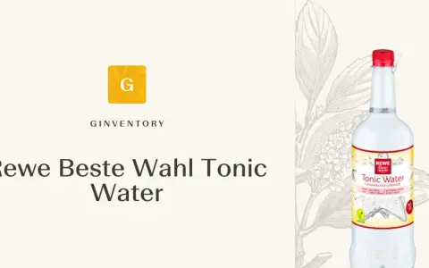 Flasche Rewe Beste Wahl Tonic Water mit Chinin. Perfekt für Gin-Liebhaber.
