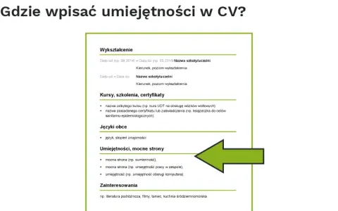 Umiejętności w CV: Jak wyróżnić się na rynku pracy? Praktyczny poradnik