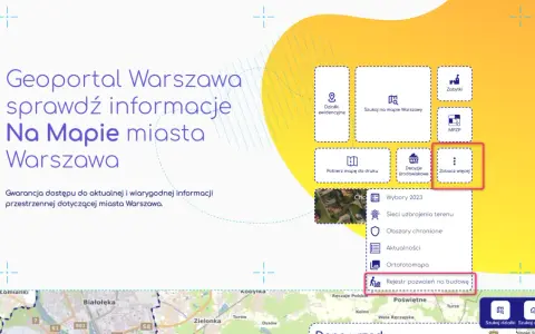 Geoportal Warszawa: jak sprawdzić pozwolenie na budowę dewelopera. Kliknij "Rejestr pozwoleń na budowę" by poznać szczegóły.