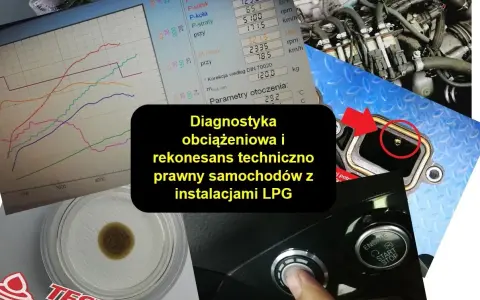 Wykresy z hamowni, silnik, próbka oleju i przycisk start/stop.