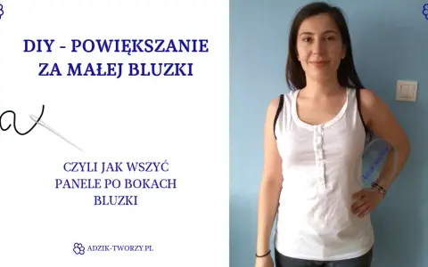 Jak poszerzyć za ciasną bluzkę? Proste kliny uratują ubranie!
