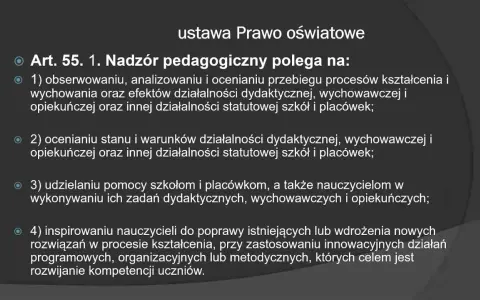 Nowy nadzór pedagogiczny to obserwacja, analiza i ocena procesów kształcenia, stanu placówek, pomoc nauczycielom i inspirowanie ich do innowacji.