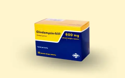 Opakowanie Clindamycin-MIP 600 mg, 32 tabletki. Czy to dobry antybiotyk na zapalenie okostnej?