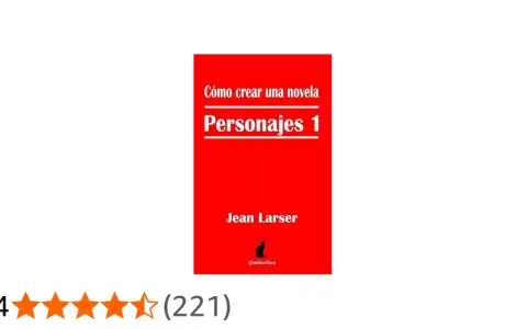 Libro "Personajes 1" de Jean Larser, guía para crear personajes de novela.