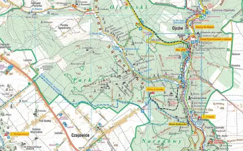 Ojcowski Park Narodowy w jeden dzień: mapa szlaków, jaskiń i punktów widokowych.