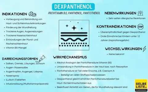 Dexpanthenol (Provitamin B5) unterstützt die Hautregeneration und Wundheilung. Die vitamin b5 wirkung haut ist vielfältig.