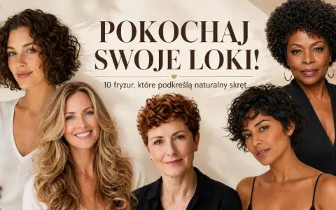 Cztery kobiety z różnymi fryzurami podkreślającymi ich naturalne loki. Dowiedz się, jak obciąć kręcone włosy, by wyglądały zjawiskowo.