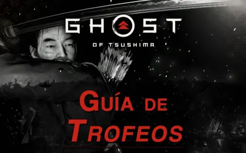 Jin Sakai, protagonista de Ghost of Tsushima, listo para la acción. Guía de trofeos para conseguir el platino.