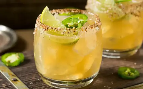 Ostra margarita z limonką i papryczką jalapeño, idealna na gorące dni. Prosty margarita przepis.