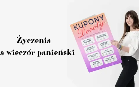 Kupony Doroty na wieczór panieński: trzymanie włosów, tańce, SPA, krycie i toast.