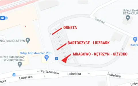 Rozkład jazdy radex Olsztyn Orneta - Sprawdź godziny odjazdów teraz