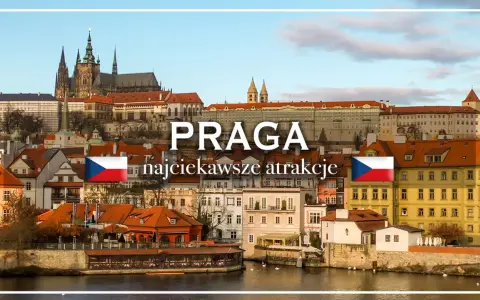 Praga: najciekawsze atrakcje dla dzieci. Widok na zamek i kolorowe kamienice nad Wełtawą.