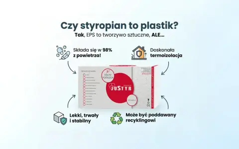 Czy styropian to plastik? Tak, EPS to tworzywo sztuczne, ale lekki, trwały, stabilny i nadaje się do recyklingu.