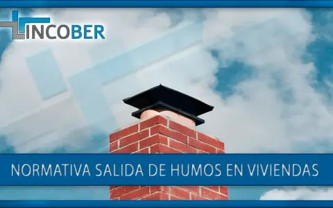 Instalación de tubo de chimenea por pared. Normativa de salida de humos en viviendas.