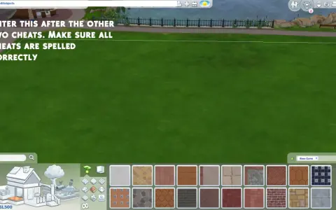Wpisz ten kod na debug The Sims 4 po innych cheatach, upewnij się, że wszystko jest poprawnie napisane.