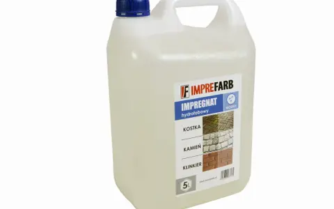 Impregnaty hydrofobowe Imprefarb w 5L kanistrze. Do kostki, kamienia i klinkieru.