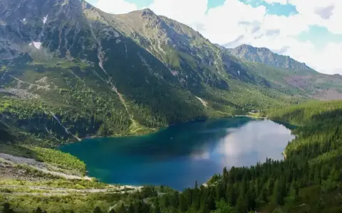 Malownicze Morskie Oko otoczone Tatrami. Jak dojechać do tego cudu natury?