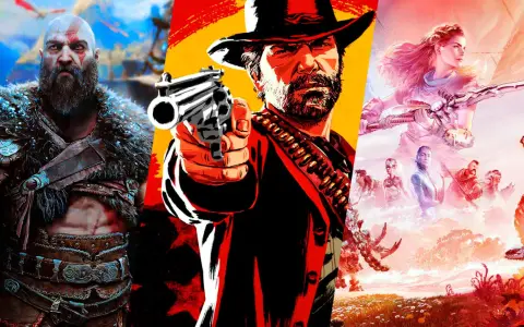 Kratos, un pistolero del oeste y Aloy, protagonistas de juegos con mejores gráficos.