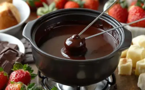 Idealne fondue czekoladowe? Zrób je w domu bez sprzętu!