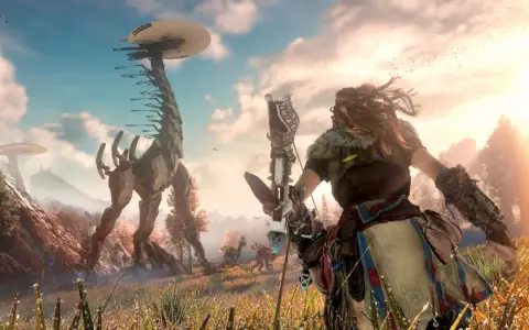 Aloy se prepara para la batalla contra un Coloso en Horizon Zero Dawn. ¡Una guía para dominar a estas bestias!