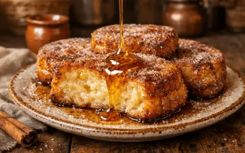 Torrijas doradas y crujientes, bañadas en miel dorada. Una deliciosa receta de torrijas para disfrutar.