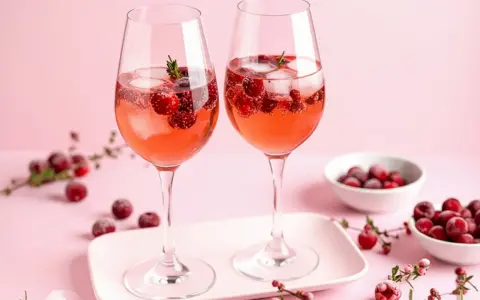 Zwei Gläser Lillet mit Beeren und Eis. Erfrischend und fruchtig, so wie Lillet schmeckt.