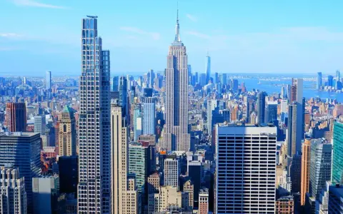 New Yorks skyline med Empire State Building. Här finns massor av tips för din resa till New York.