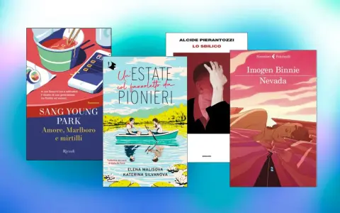 Copertine di libri, tra cui "Amore, Marlboro e mirtilli" e "Nevada", perfetti libri gay da leggere per esplorare storie intense.