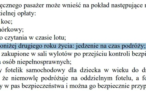 Czy w bagażu podręcznym można mieć jedzenie? Ograniczenia i zasady