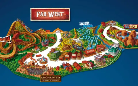 Mapa atracciones PortAventura: planifica tu visita sin perderte nada