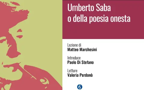 Lezioni di poesia su Umberto Saba e le sue saba poesie famose. Ritratto stilizzato del poeta.