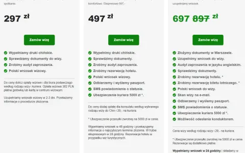 Planujesz loty do Chin? Oferujemy kompleksową pomoc w uzyskaniu wizy, od wypełnienia wniosków po rezerwację hotelu.