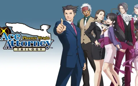 El elenco de Ace Attorney Trilogy, con Phoenix Wright listo para un nuevo caso. ¡Esperando Ace Attorney 7!