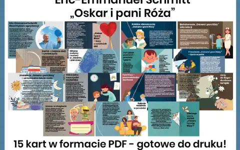 Streszczenie "Oskar i pani Róża": powieść o życiu, śmierci i duchowości. Oskar uczy się od pani Róży, jak żyć pełnią życia.