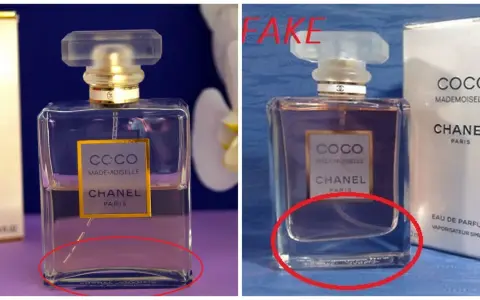 Porównanie oryginalnych perfum Chanel Coco Mademoiselle z podróbką. Zwróć uwagę na detale, by docenić oryginalność zapachu.
