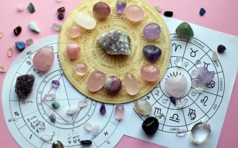 Kamienie i koło zodiaku, idealne dla osób urodzonych 28 maja.