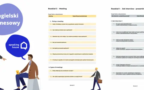 Angielski biznesowy: rozdziały o spotkaniach i rozmowach kwalifikacyjnych. "Job interview - presenting yourself" to klucz do sukcesu.