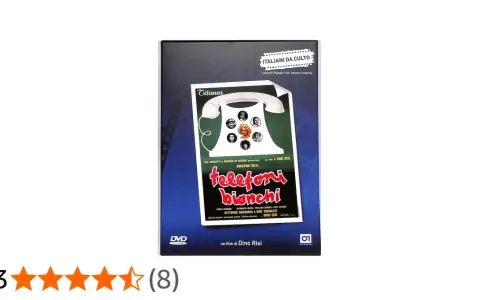 Copertina DVD del film "Telefoni bianchi" di Dino Risi, un classico del cinema italiano.