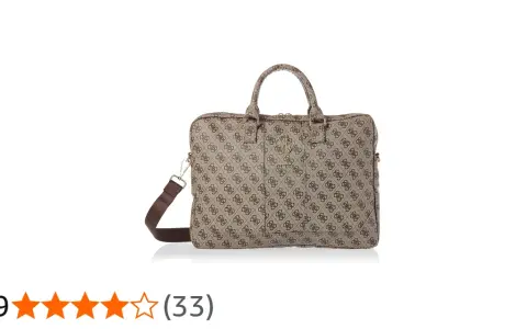Elegancka, duża torebka damska Guess z monogramem, idealna na co dzień i do pracy.