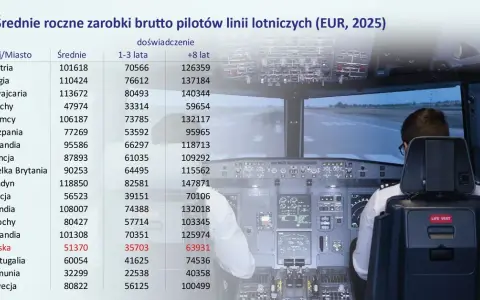 Zarobki pilotów Ryanair w Polsce: Ile naprawdę zarabiają?