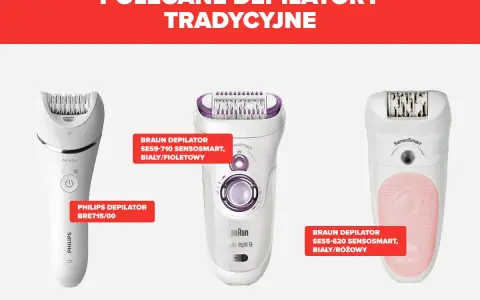 Trzy depilatory: Philips BRE715/00, Braun SES9-710 i SES5-620. Zastanawiasz się, jaki depilator wybrać?