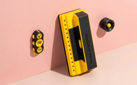Two stud finders, one magnetic and one electronic, are shown. Learn how to use a stud finder for your next DIY project.