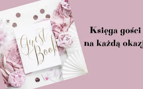 Elegancka księga gości na każdą okazję, ozdobiona piwoniami i wstążkami. Idealna alternatywa dla tradycyjnej księgi gości.