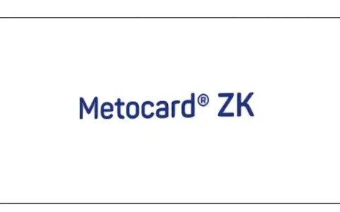 Logo Metocard ZK na białym tle.