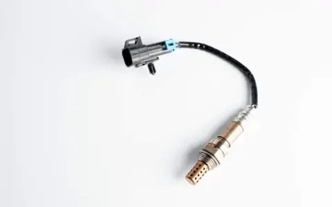 Oxygen sensor, a common culprit for the p0141 code, with its connector and threaded end.