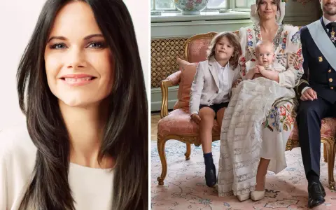 Prinsessan Sofia med sina prinsar. En familjebild med kunglig glans.