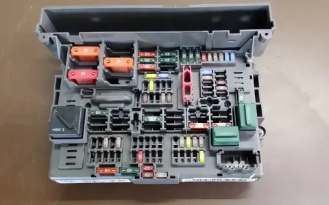 Skrzynka bezpieczników BMW E87. Opis bezpieczników i przekaźników w module sterującym.