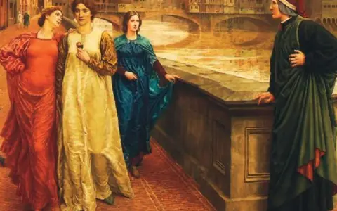 Dante incontra Beatrice e le sue compagne sul ponte. Il saluto di Beatrice parafrasi: un momento di pura grazia.