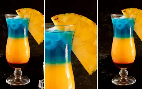Drinki z grenadyną i blue curacao: Mistrzowskie warstwy krok po kroku