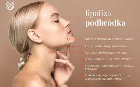 Masaż po lipolizie podbródka poprawia kontur żuchwy i szyi, wysmukla dolną część twarzy, dając naturalne rezultaty.